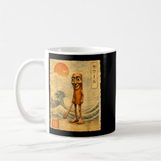 Retro Brainrot Meme Tung Tung Tung Sahur Coffee Mug
