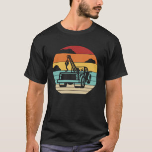 Retro Breakdown Truck Tow Truck Toys Driver Tow Tr T-Shirt