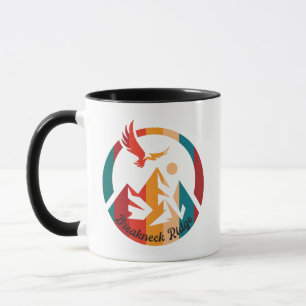 Retro Breakneck Ridge Hike Sunset T-Shirt Mug