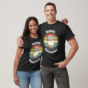 Retro Brewed Awakening Hot Drink to Go  T-Shirt