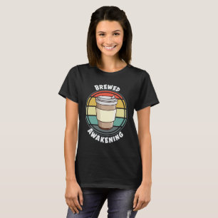 Retro Brewed Awakening Hot Drink to Go  T-Shirt