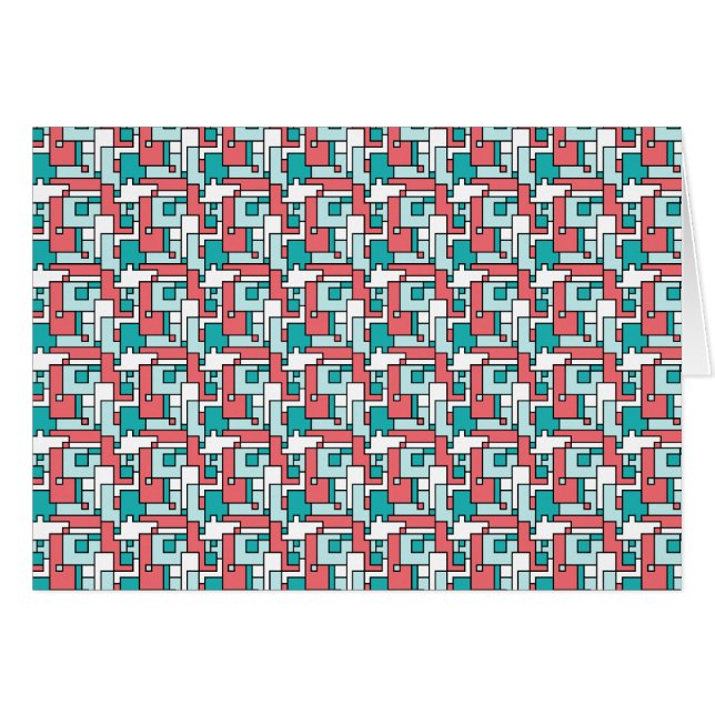 Retro Brick Pattern (Front Horizontal)