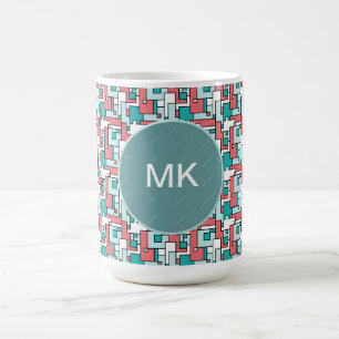 Retro Brick Pattern Coffee Mug