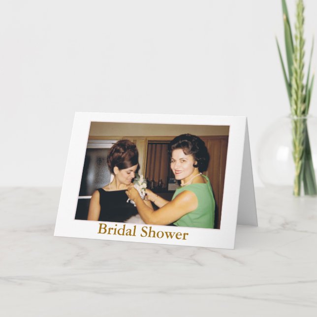 Retro Bridal Shower Invitation (Front)