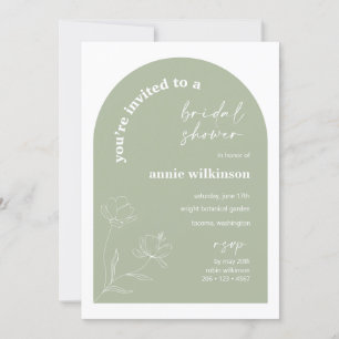 Retro Bridal Shower Invitation Wedding Party