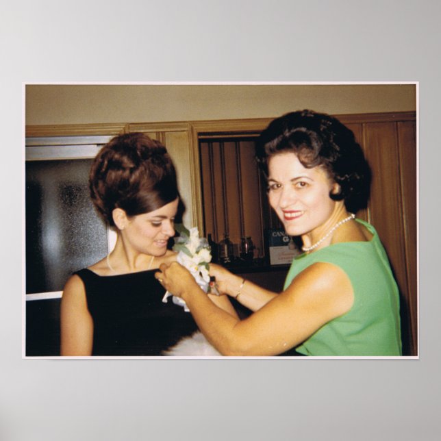 Retro Bridal Shower/Save the Date Poster (Front)