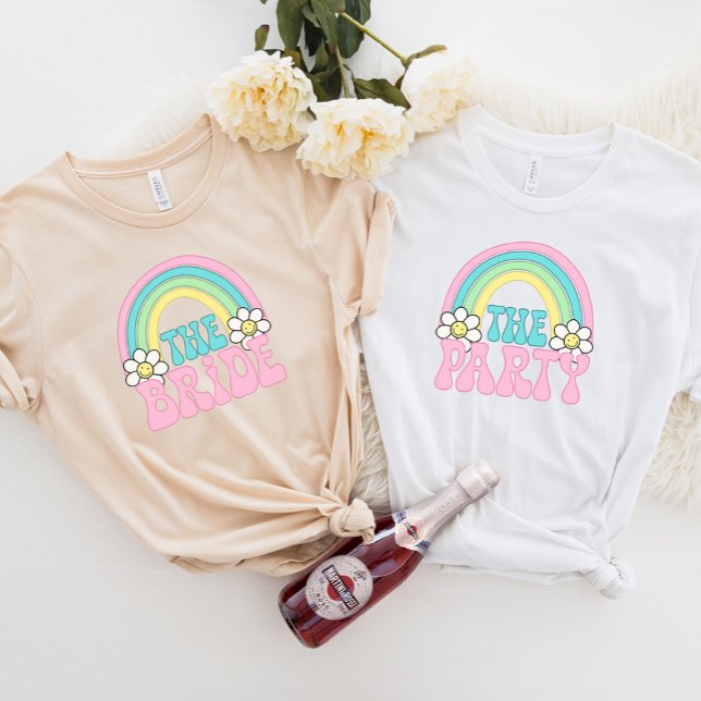Retro Bride Party Bachelorette, Bridal Party  T-Shirt (Creator Uploaded)