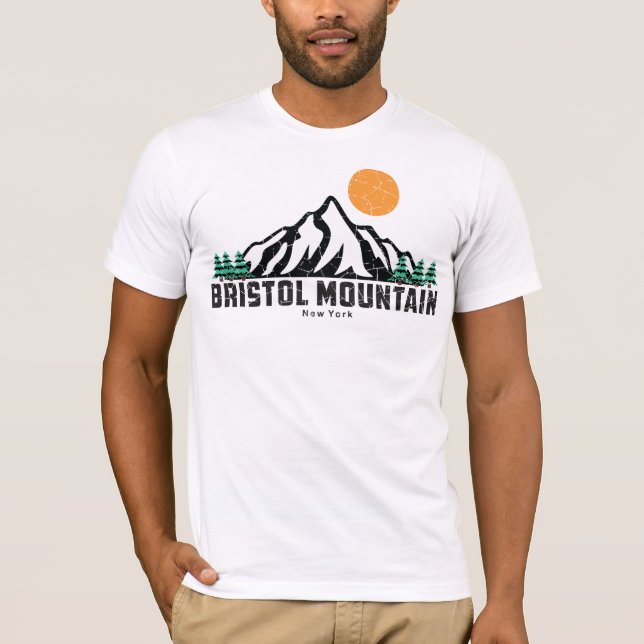 Retro Bristol Mountain Ski T-Shirt (Front)