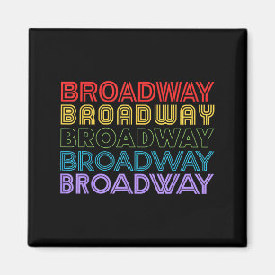 Retro Broadway Music Lover Theatre Musical Theater Magnet