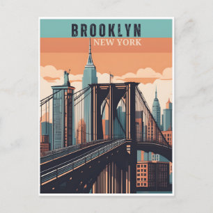 Retro Brooklyn: Exploring NYC's Nostalgic Borough Postcard