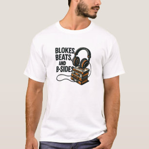 Retro Brown Cassette Headphone Music Quote T-Shirt