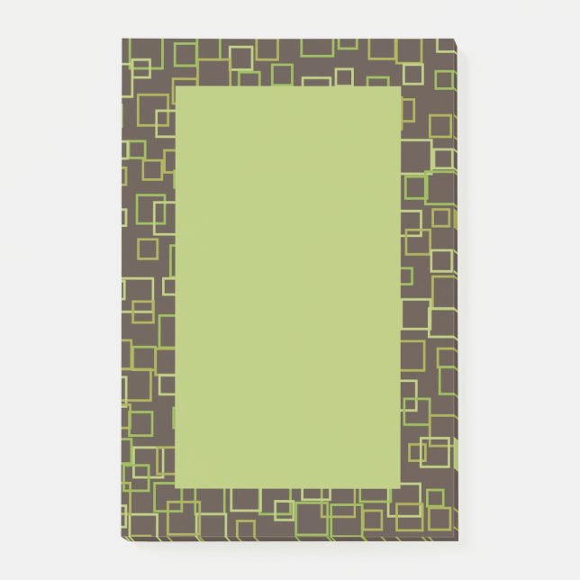 Retro Brown Post It Notes (Front)