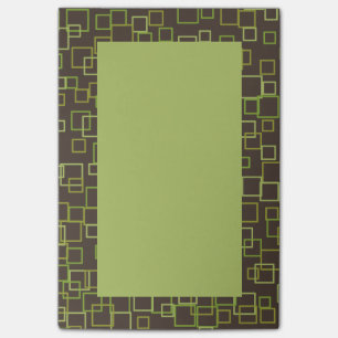 Retro Brown Post It Notes
