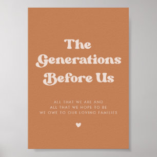 Retro Brown Sugar The Generations Before Us Poster