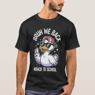 Retro Bruh We Back Teachers Kids Boys Girls Back T T-Shirt