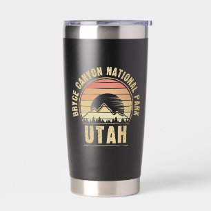Retro Bryce Canyon National Park Utah Insulated Tumbler