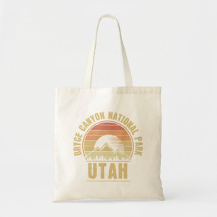 Retro Bryce Canyon National Park Utah Tote Bag