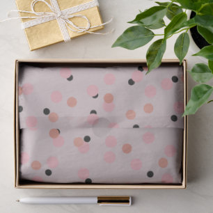 Retro Bubblegum Confetti Mid-Century Dots Tissue Paper