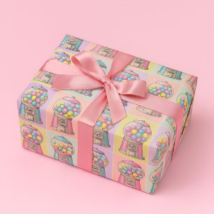 Retro Bubblegum machine  Wrapping Paper