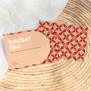 Retro Bucket List Ideas Cards
