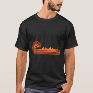 Retro Buffalo Cityscape Buffalo Ny Skyline T-Shirt
