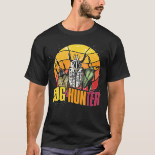 Retro Bug Hunter Beetle Entomology Biologist Bug T-Shirt