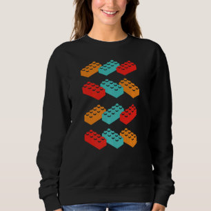 Retro Building Blocks Master Builder Construction Sweatshirt