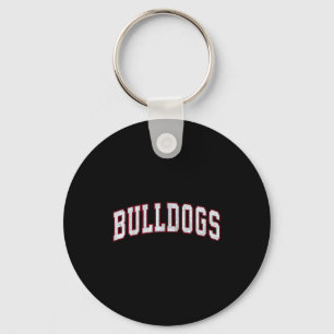 Retro Bulldogs For Men Women Boys Girls Kids Key Ring