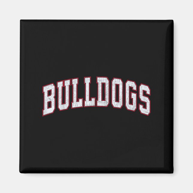 Retro Bulldogs For Men Women Boys Girls Kids  Magnet (Front)