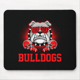 Retro Bulldogs Tees Cute Bulldogs Men Women Boy Ki Mouse Pad