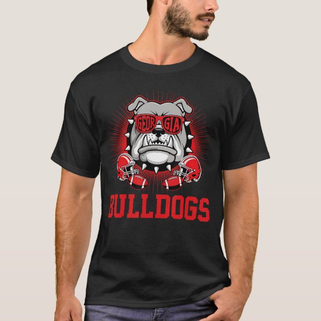 Retro Bulldogsees Cute Bulldogs Gifts Men Women Bo T-Shirt (Front)
