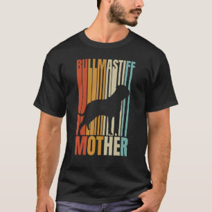Retro Bullmastiff Mother Dog Woman T-Shirt