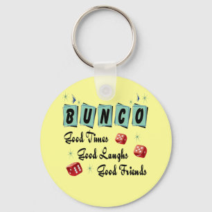 Retro Bunco Key Ring