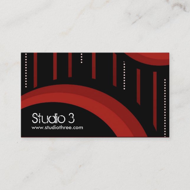Retro Business Card (Front)