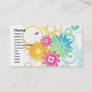 retro business card