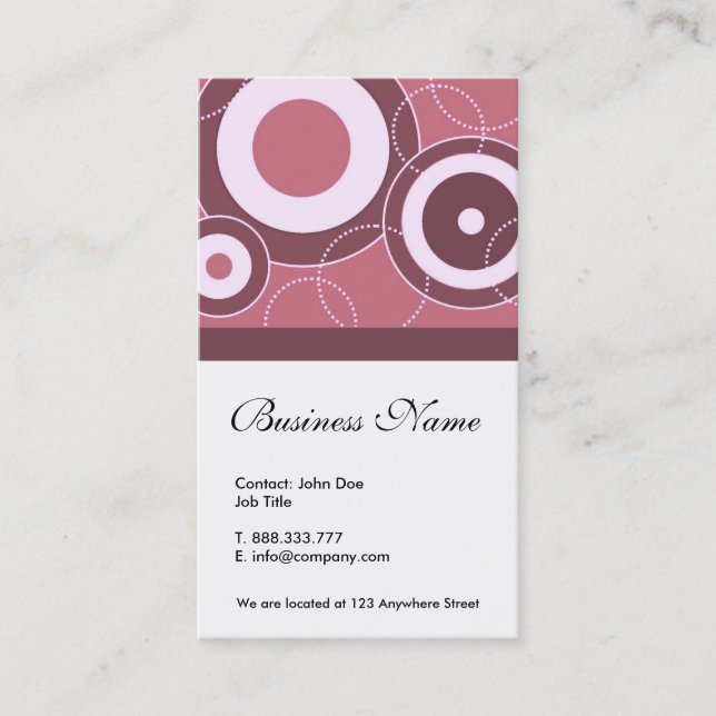 Retro Business Cards (Front)
