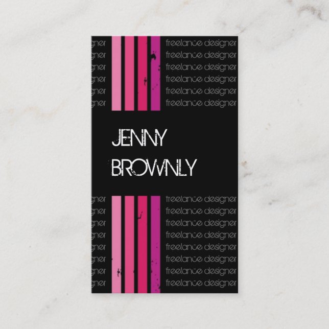 Retro Business Cards (Front)