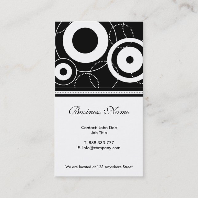 Retro Business Cards (Front)