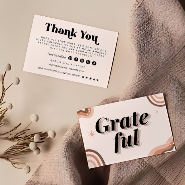 Retro Business Thank You Card (Creator Uploaded)