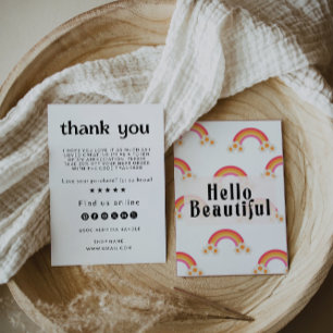 Retro Business Thank You Card