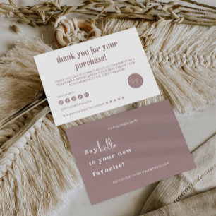 Retro Business Thank You Card