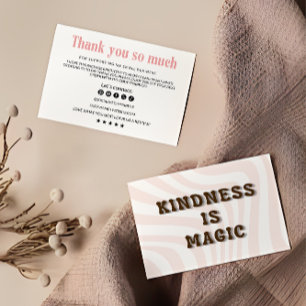 Retro Business Thank You Card