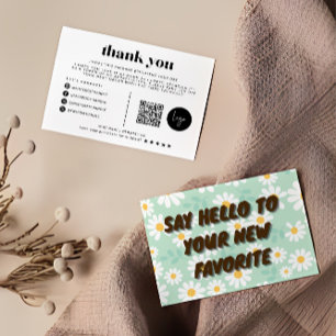 Retro Business Thank You Card