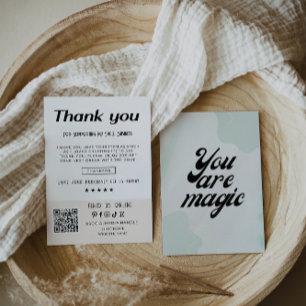 Retro Business Thank You Card