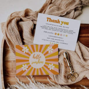 Retro Business Thank You Card