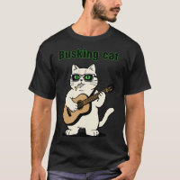 Retro Busking Cat