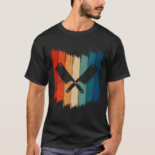 Retro Butcher Knife Vintage Butcher Knife T-Shirt
