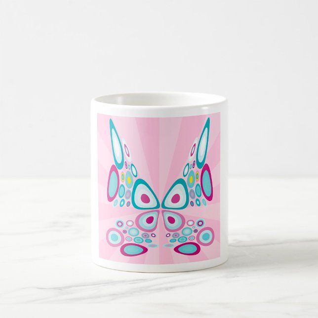 Retro Butterfly Abstract Pop Art  Coffee Mug (Creator Uploaded)
