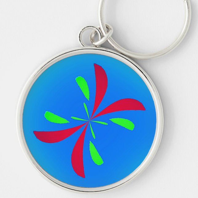 Retro Butterfly Key Ring (Front)