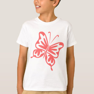 Retro Butterfly -  Tropical Pink T-Shirt